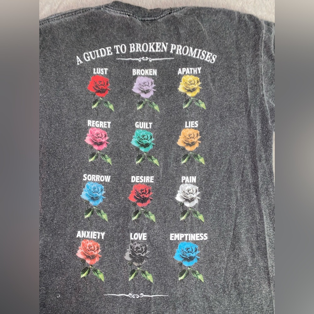 Broken Promises Roses Tee - Picture 3 of 4
